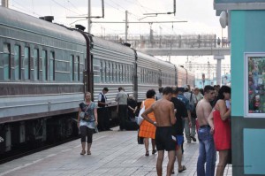 Bahnhof in Omsk