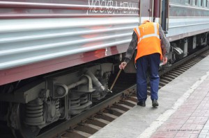 Mechaniker bei der Transsib