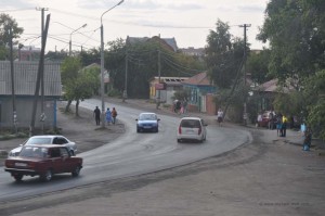Straßenbild von Omsk