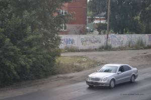 Straßenbild von Omsk