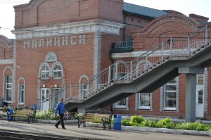 Bahnhof von Mariinsk