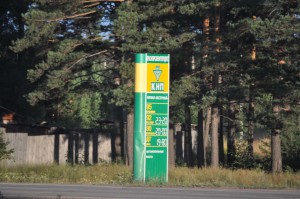 20 Rubel für Diesel in Russland