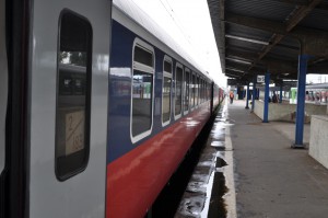Zug in Warschau