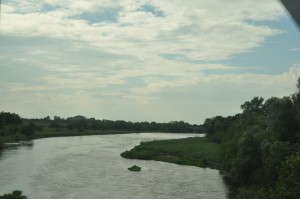Der Fluss Bug bei Belarus