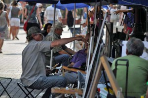 Künstler auf der Arbat