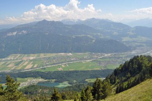 Panorama in das Inntal