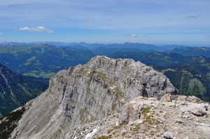 Oben auf der Guffertspitze