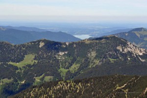 Panorama bis zum Tegernsee