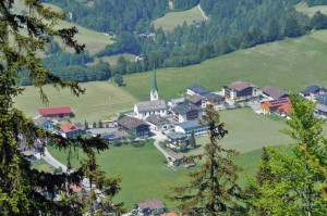 Aussicht in den Alpen