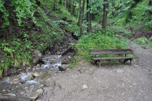 Wanderweg mit Rastmöglichkeit