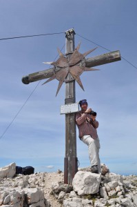 Michael Moll am Ziel der Wanderung
