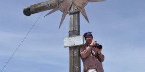 Michael Moll am Ziel der Wanderung