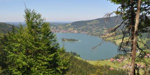 Panorama vom Kühpass auf den Schliersee