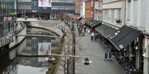 Haupteinkaufsstraße in Aarhus