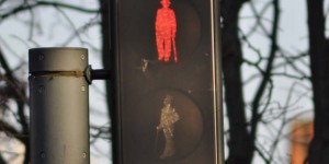 Hans Christian Andersen als Ampelfigur