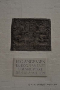 Andersen wurde hier konfirmiert