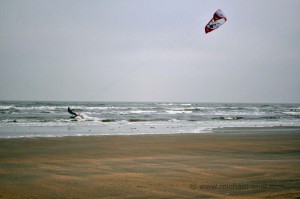 Wakeboarder in der Nordsee