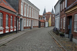 Straße in Ribe