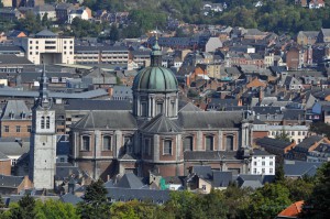 Blick auf die Kathedrale von Namur