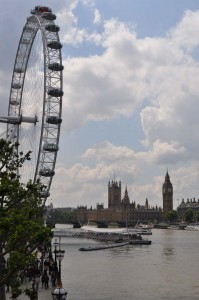 Riesenrad an der Themse