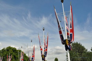 Union Jack am Flaggenmast