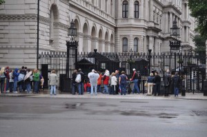 Gesperrte Downingstreet