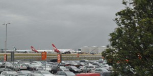 Airbus A380 auf dem Flughafen Heathrow