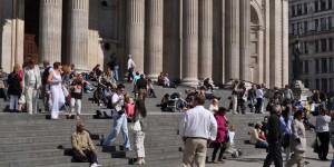 Vor der St. Pauls-Kathedrale