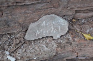 Angela Merkel im Erdener Treppchen?