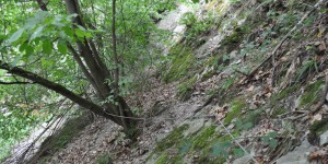 Seilsicherung im Klettersteig