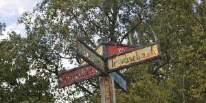 Beschilderung auf dem Moselhöhenweg