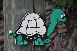 Schildkröte als Schild