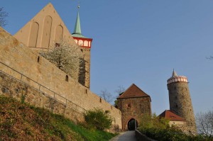 Michaliskirche und Alte Wasserkunst in Bautzen