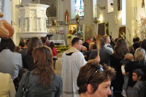 Segnung in polnischer Kirche