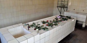 Teil des Krematoriums in Buchenwald