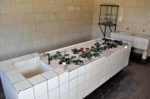 Teil des Krematoriums in Buchenwald