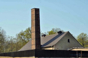 Krematorium mit Schornstein