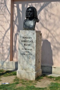 Büste von Bach in Weimar