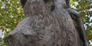 Schweineskulptur