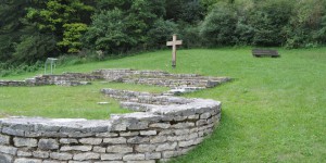 Grundmauern der Kapelle
