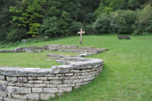 Grundmauern der Kapelle