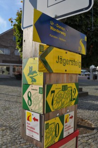 Wanderwegsymbole der Altmühlschlaufen