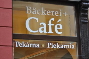 Dreisprachige Bäckerei