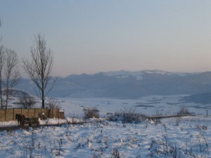 rumänische Winterlandschaft