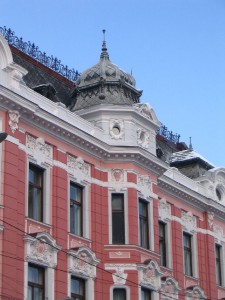 Hausfassade in Brasov