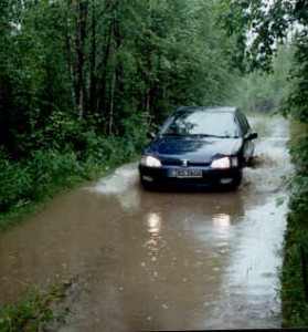 Auto im Schlamm