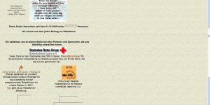 Diese Webseite im Jahr 2001