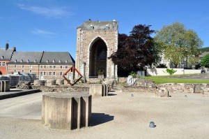 Kirchenruine in Stavelot