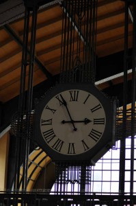 Das ist mal eine Bahnhofsuhr