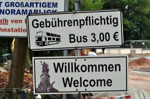 Willkommen, aber erst bezahlen